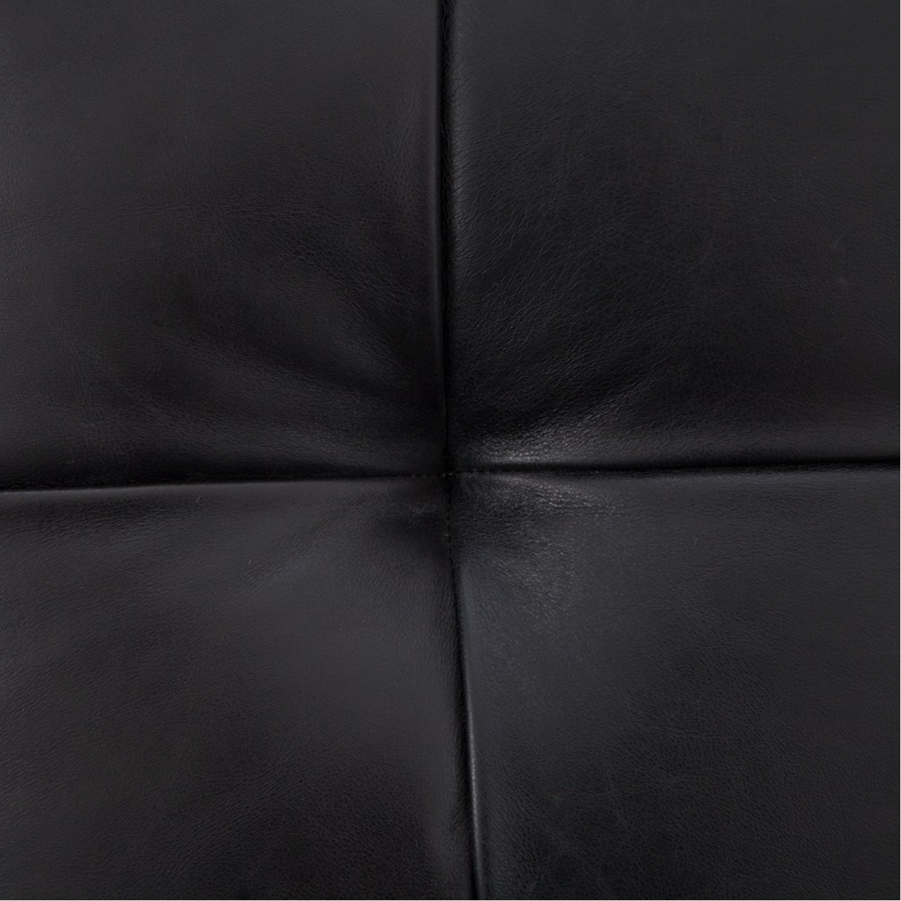 Dillen 91" Top Grain Leather Sofa -Black
