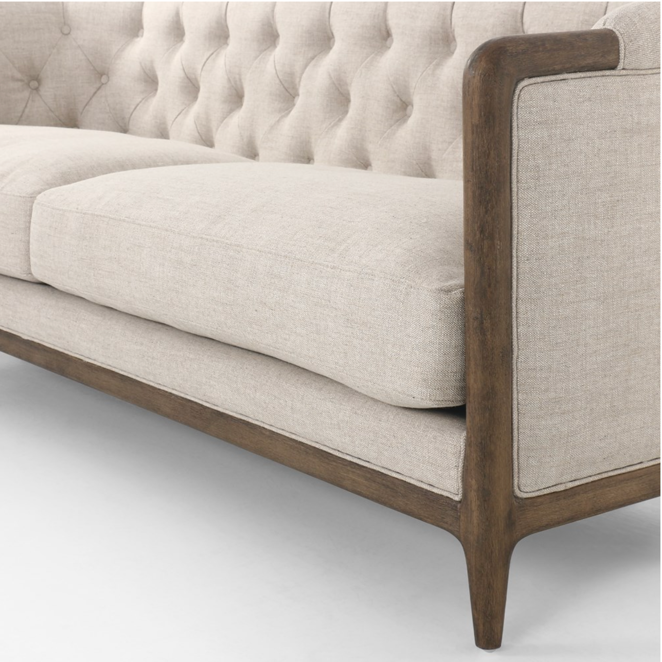 Worthington 90" Tufted Sofa - Performance Wheat