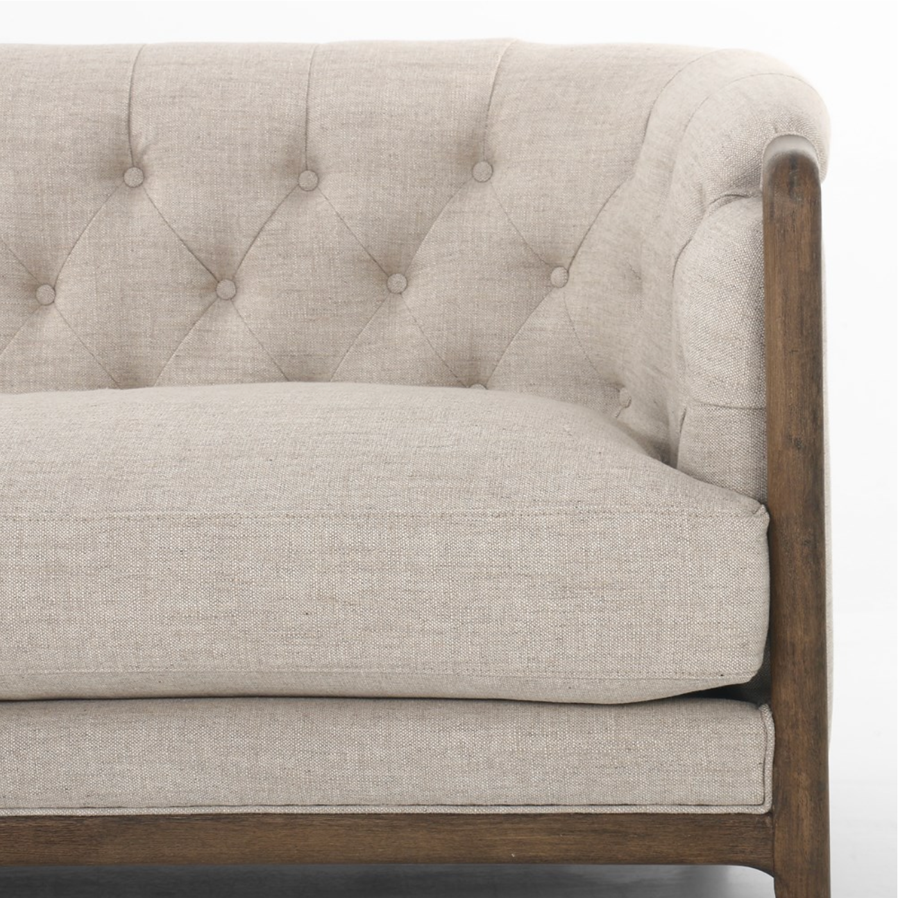 Worthington 90" Tufted Sofa - Performance Wheat