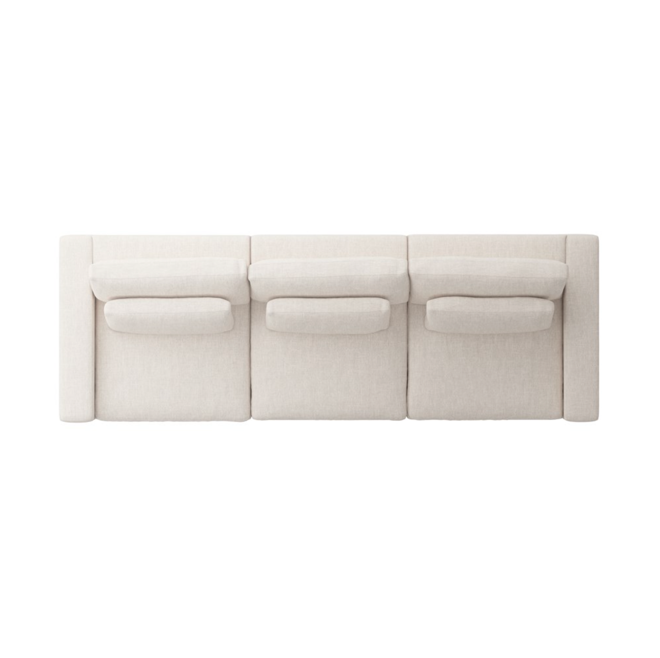 Branson 131" 3 Cushion Modular Sofa - Natural