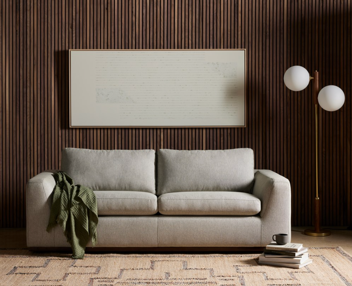 Colten 89" 2 Cushion Sleeper Sofa - Performance Cotton