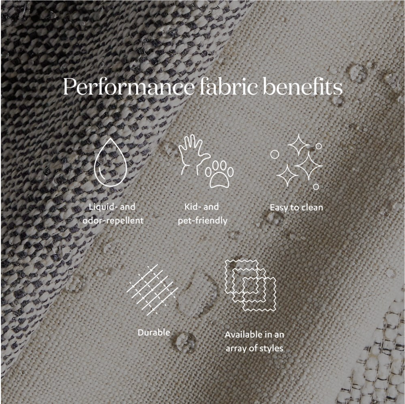 Tate 84" 2 Cushion Sofa - Taupe