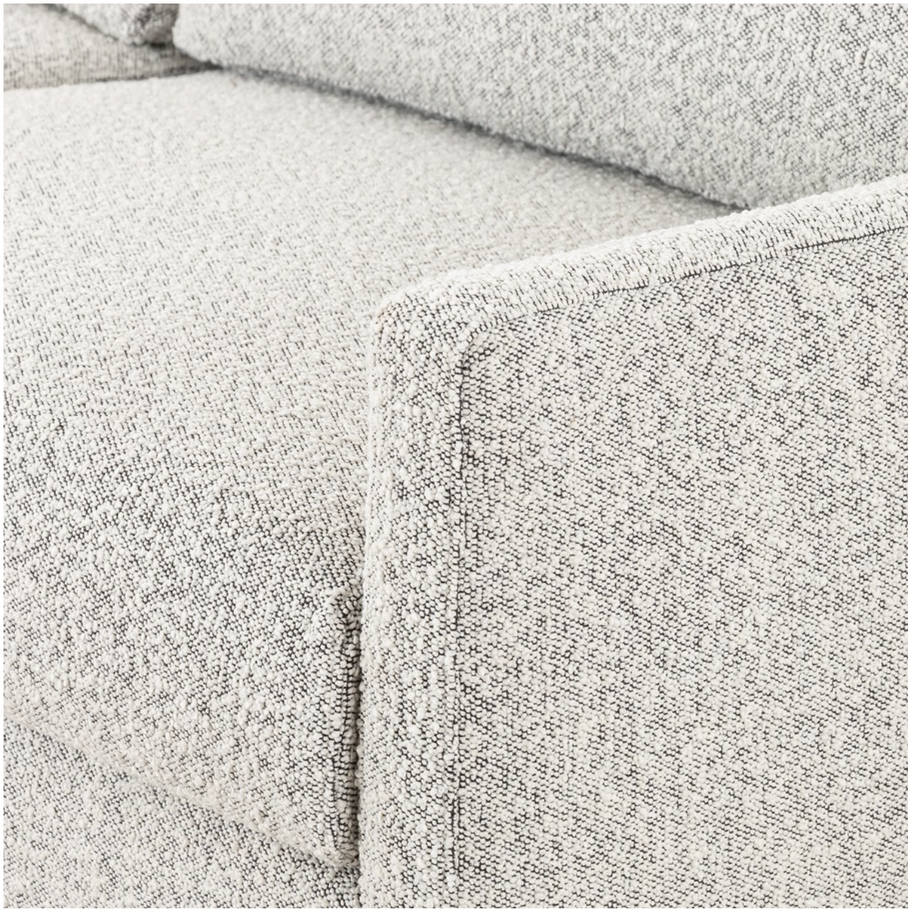 Samantha 74" 2 Cushion Sofa - Iron + Performance Linen