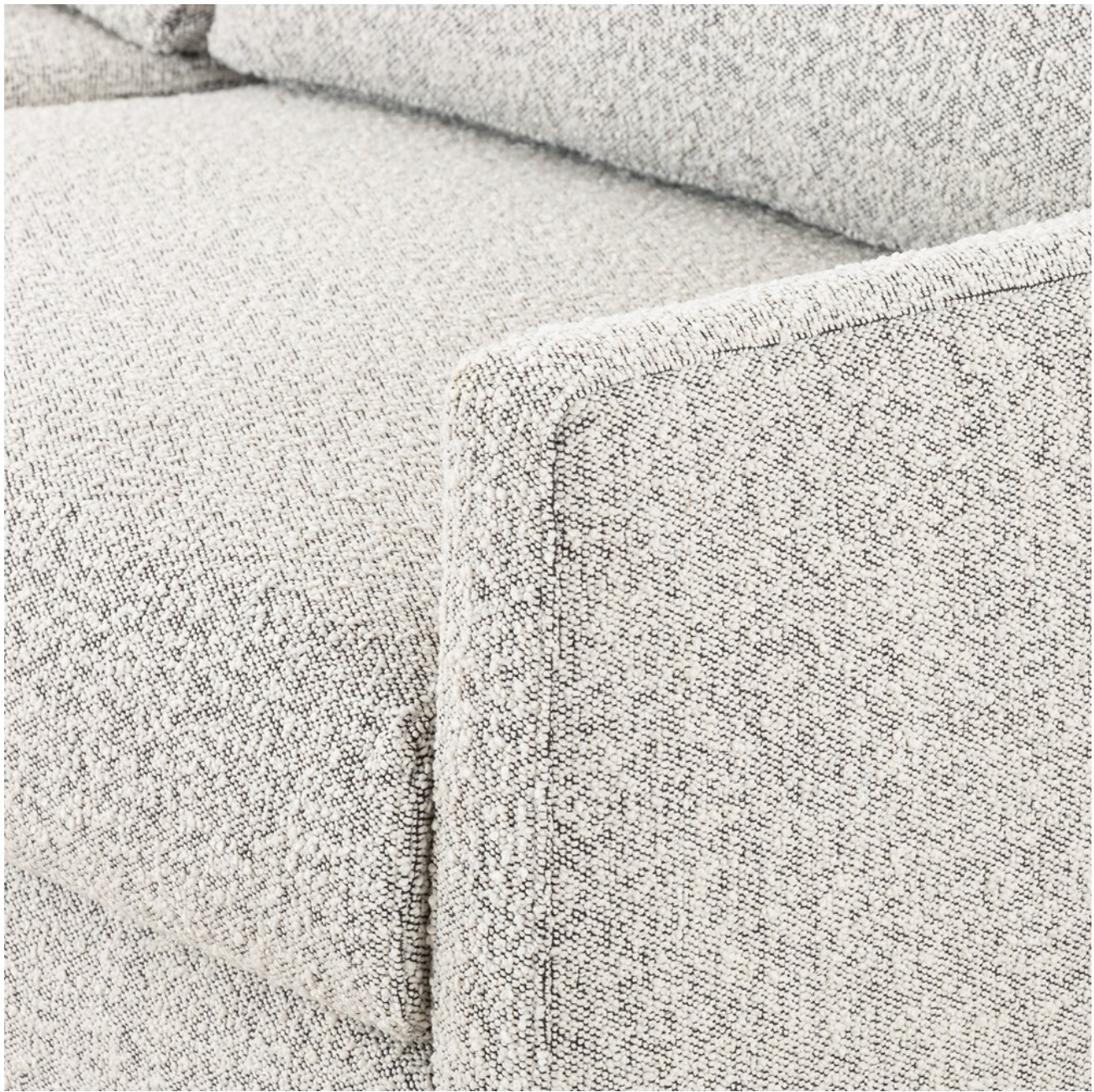 Samantha 74" 2 Cushion Sofa - Iron + Performance Linen