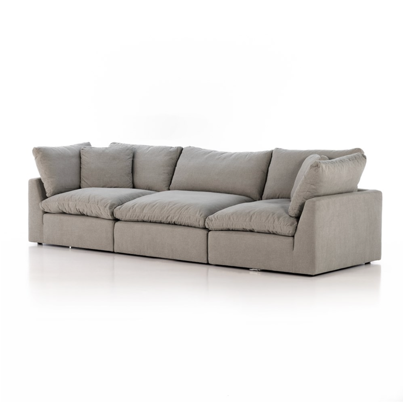 Stanton 3 Piece Modular Sofa - Destin Flannel