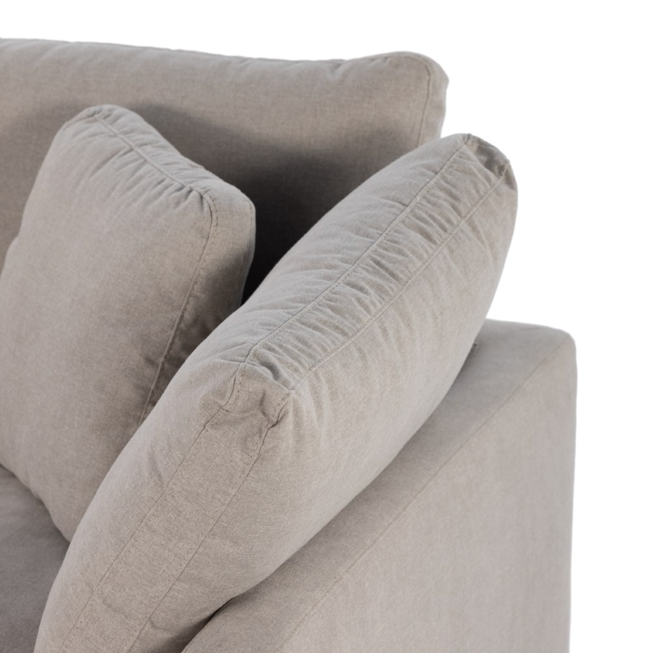 Stanton 3 Piece Modular Sofa - Destin Flannel