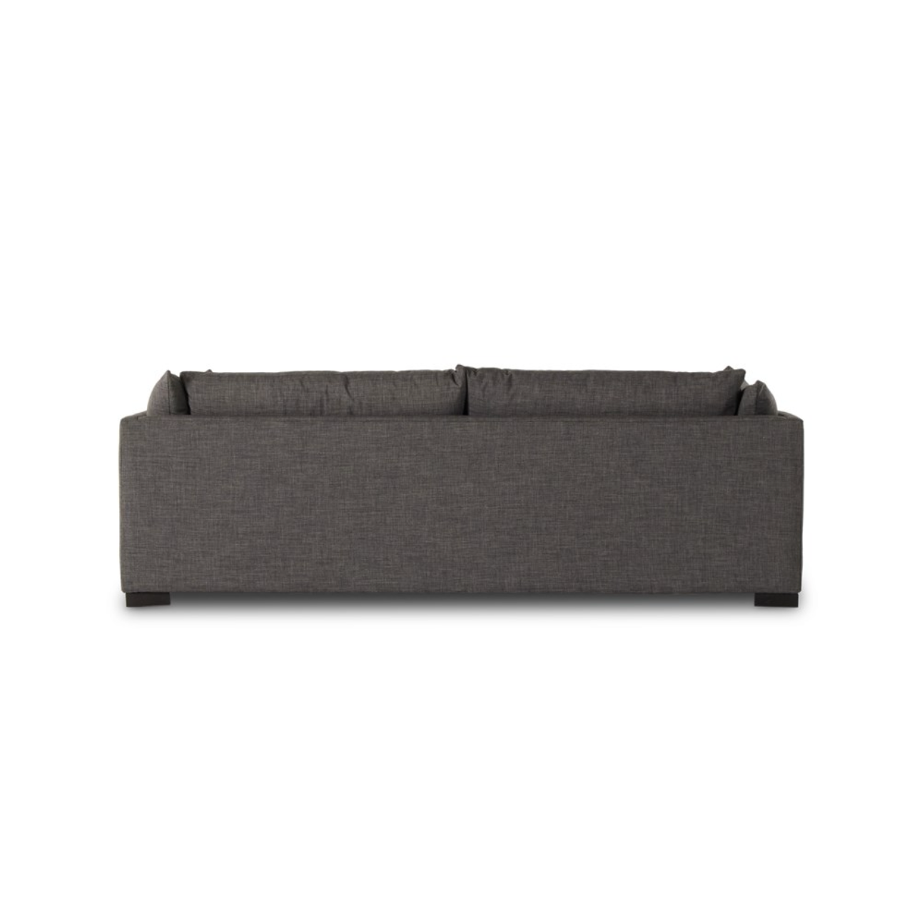 Luna 90" 2 Cushion Sofa - Charcoal