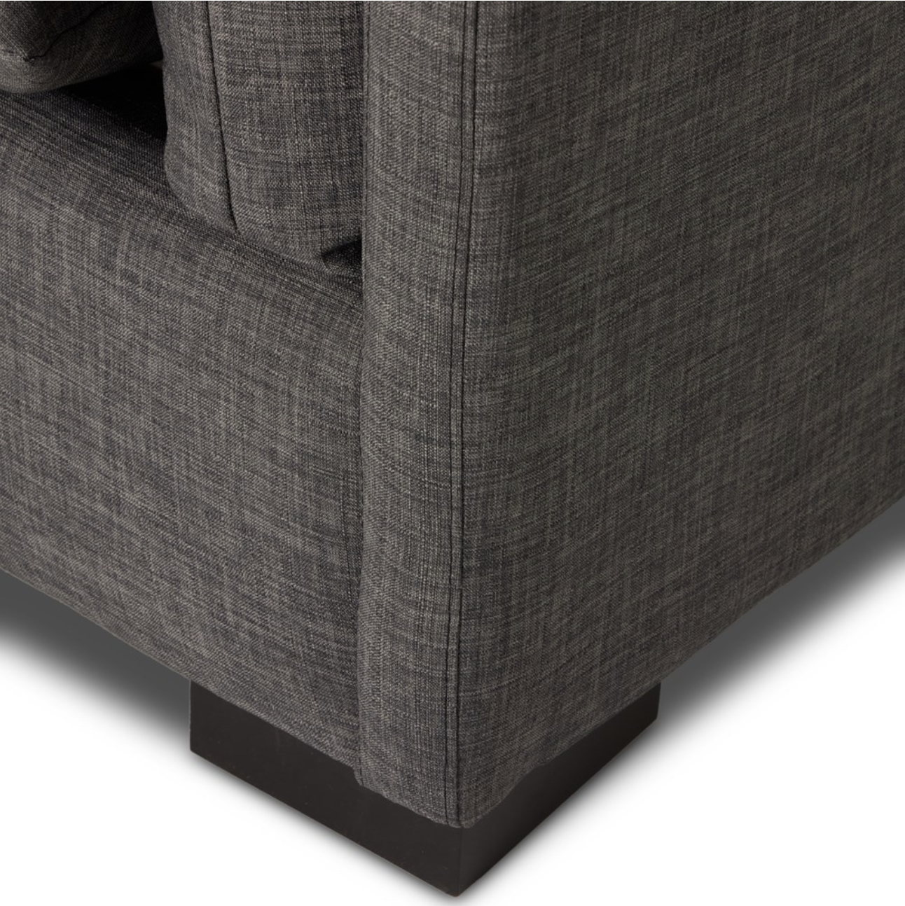 Luna 90" 2 Cushion Sofa - Charcoal
