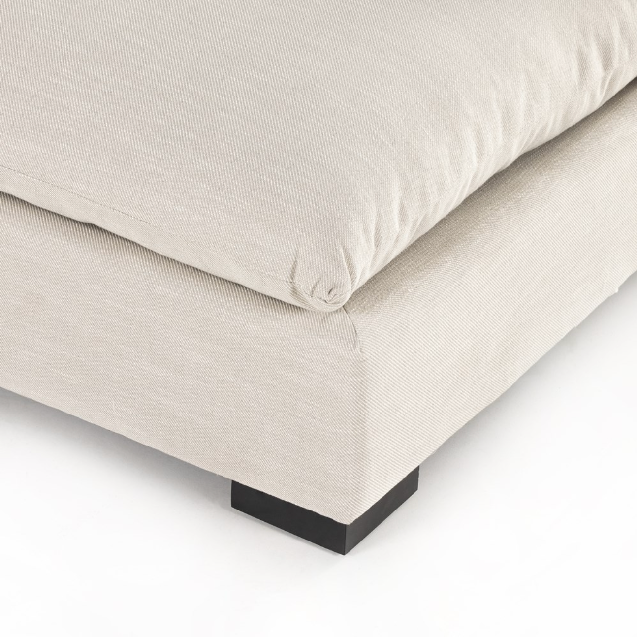 Owen 94 Armless Bench Sofa - Performance + Oatmeal