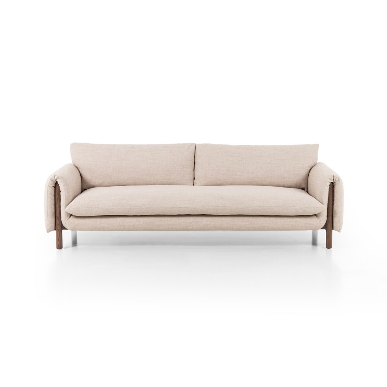 Orlando 94" Bench Cushion Sofa - Wheat