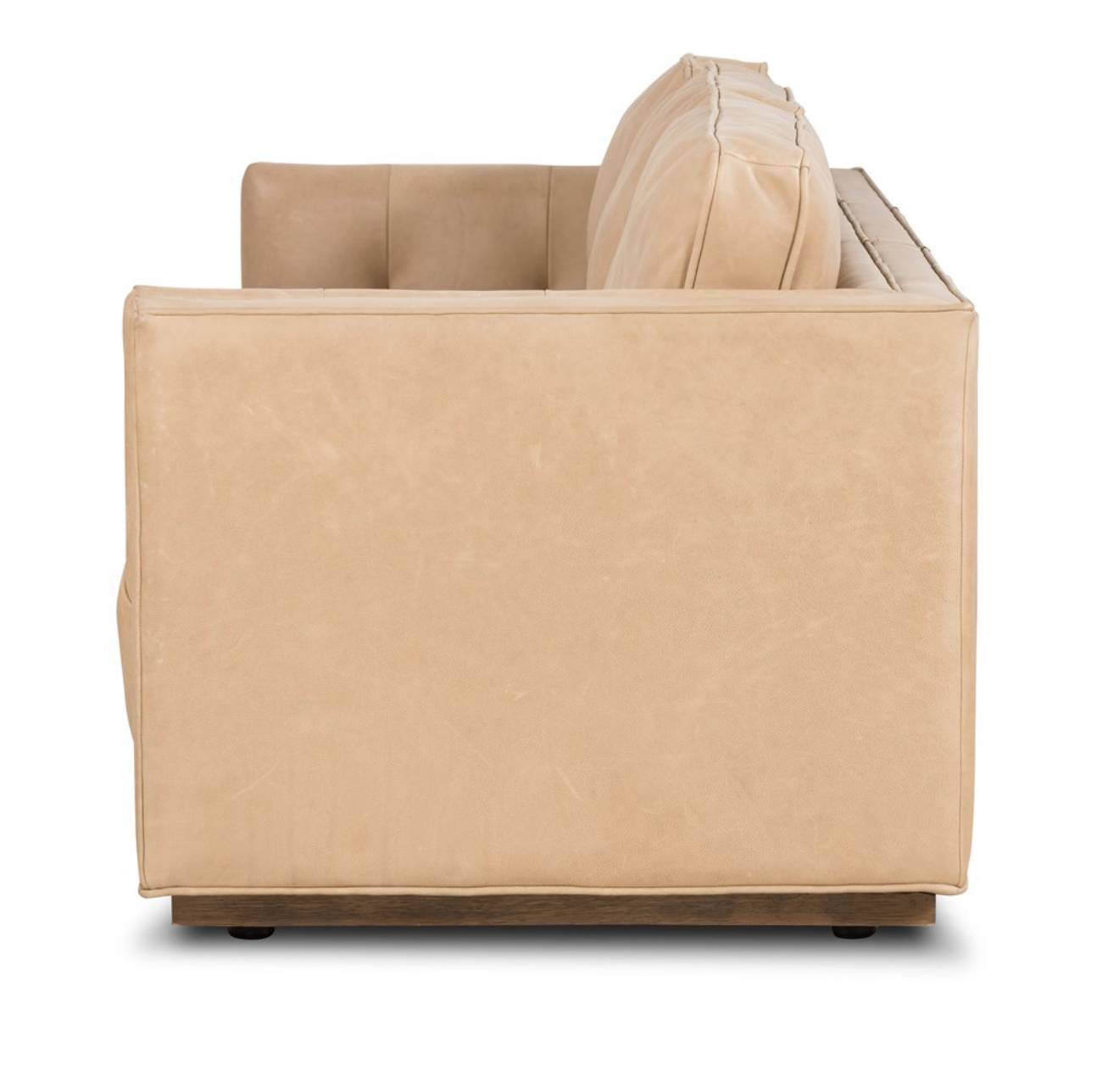 Keelan 90" Top Grain Leather Sofa - Palermo Nude