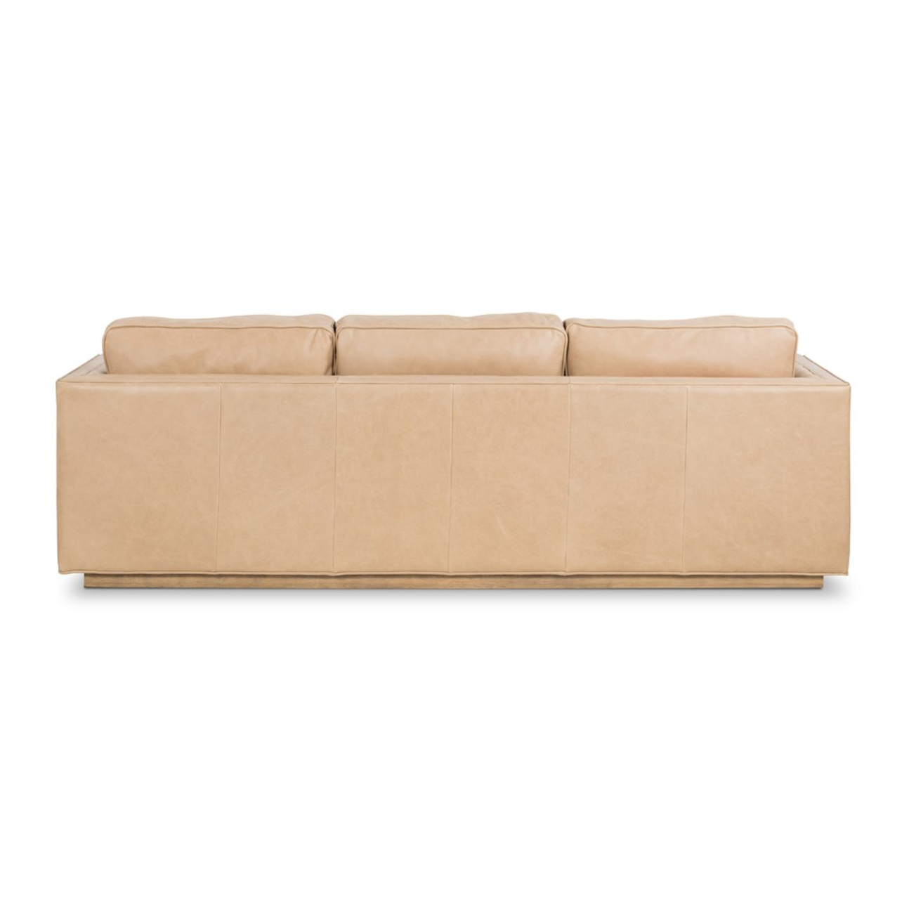 Keelan 90" Top Grain Leather Sofa - Palermo Nude
