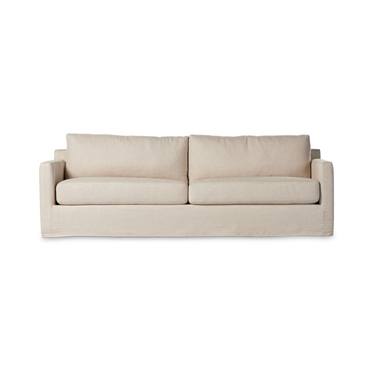 Ambrose 93" Slipcover Sofa - Performance Cream