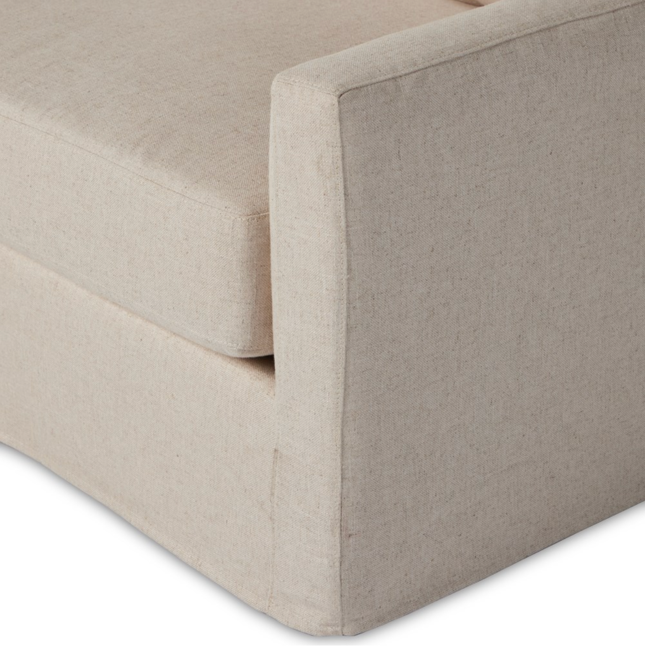 Ambrose 93" Slipcover Sofa - Performance Cream