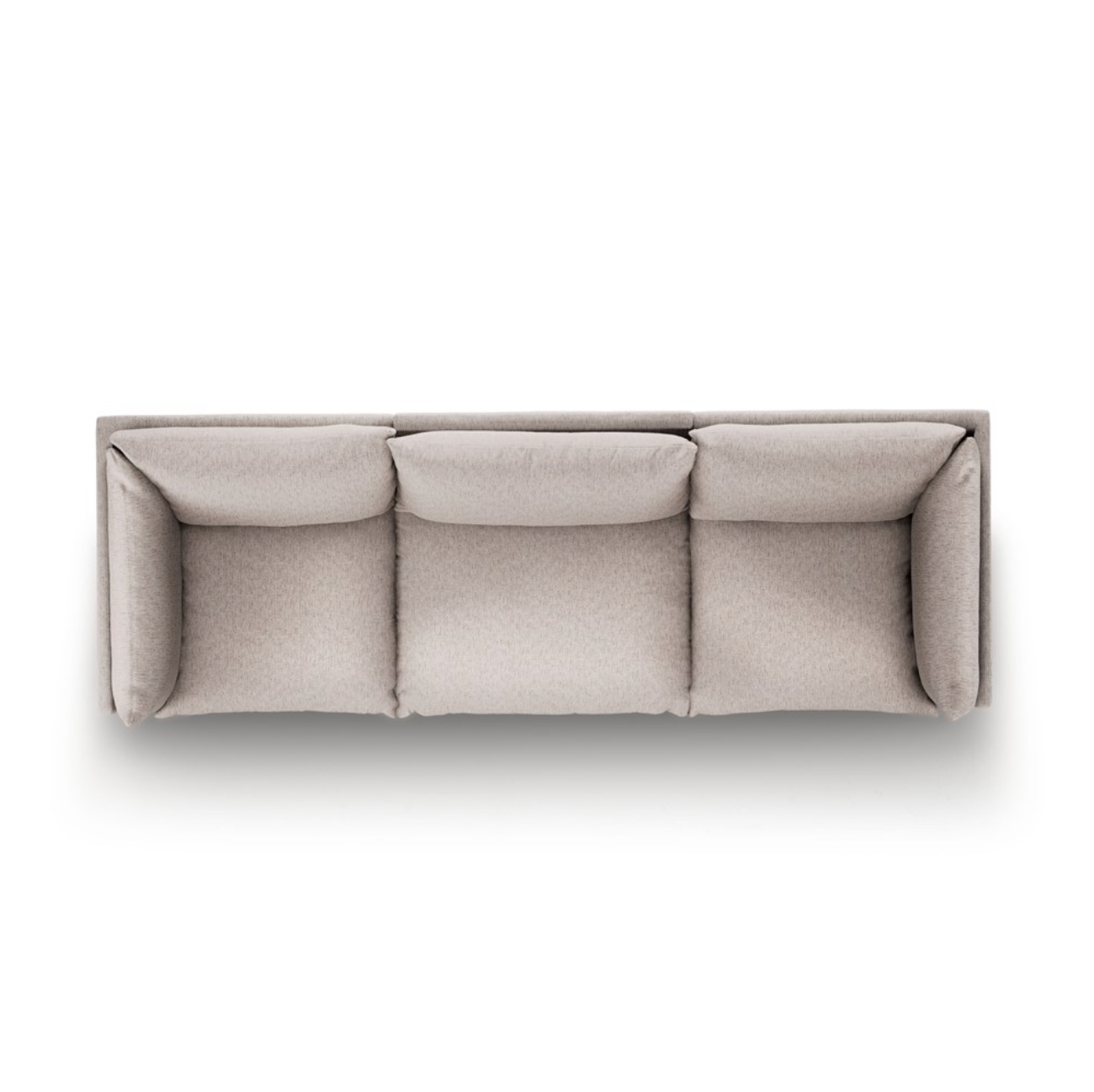 Elia 117" 3 Cushion Modular Sofa - Perfomance Pebble