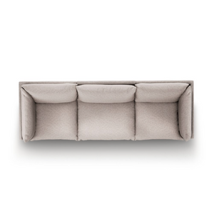 Auriella 117" 3 Cushion Modular Sectional - Perfomance Pebble