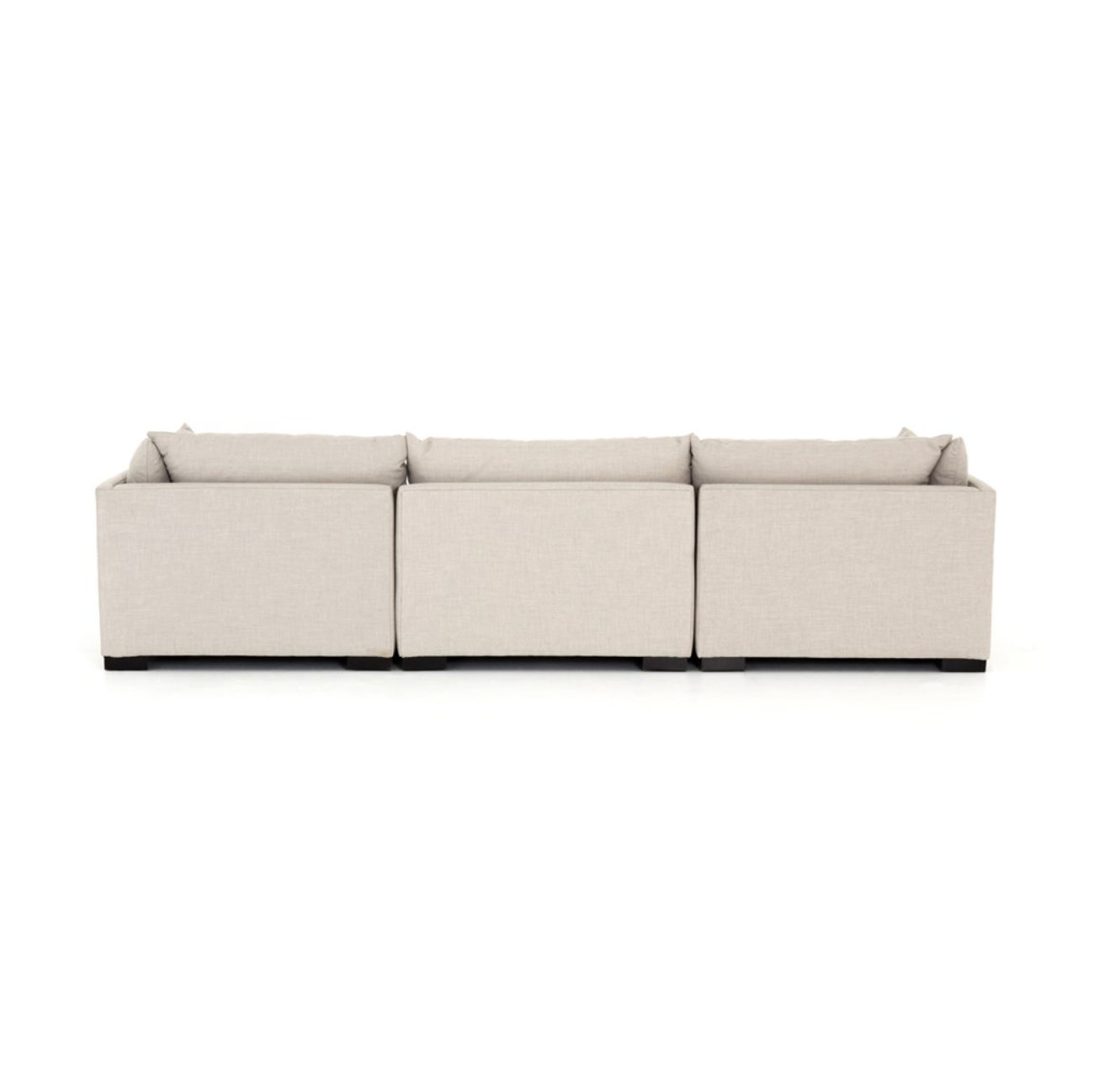Elia 117" 3 Cushion Modular Sofa - Performance Moon