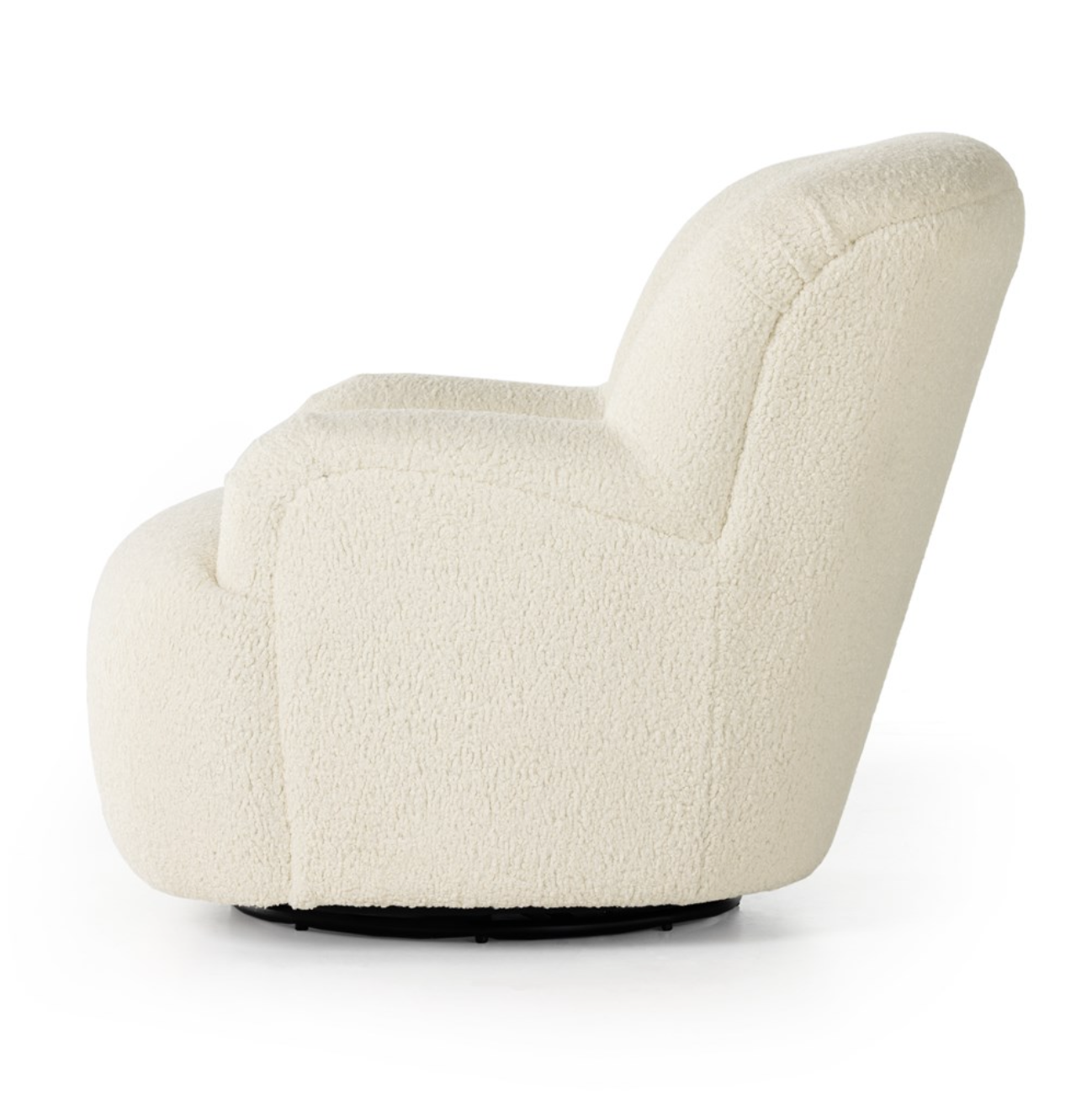 Kabir 35" Swivel Chair - Natural