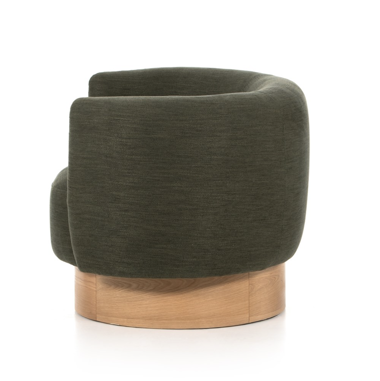 Zenobia 39" Swivel Chair - Moss