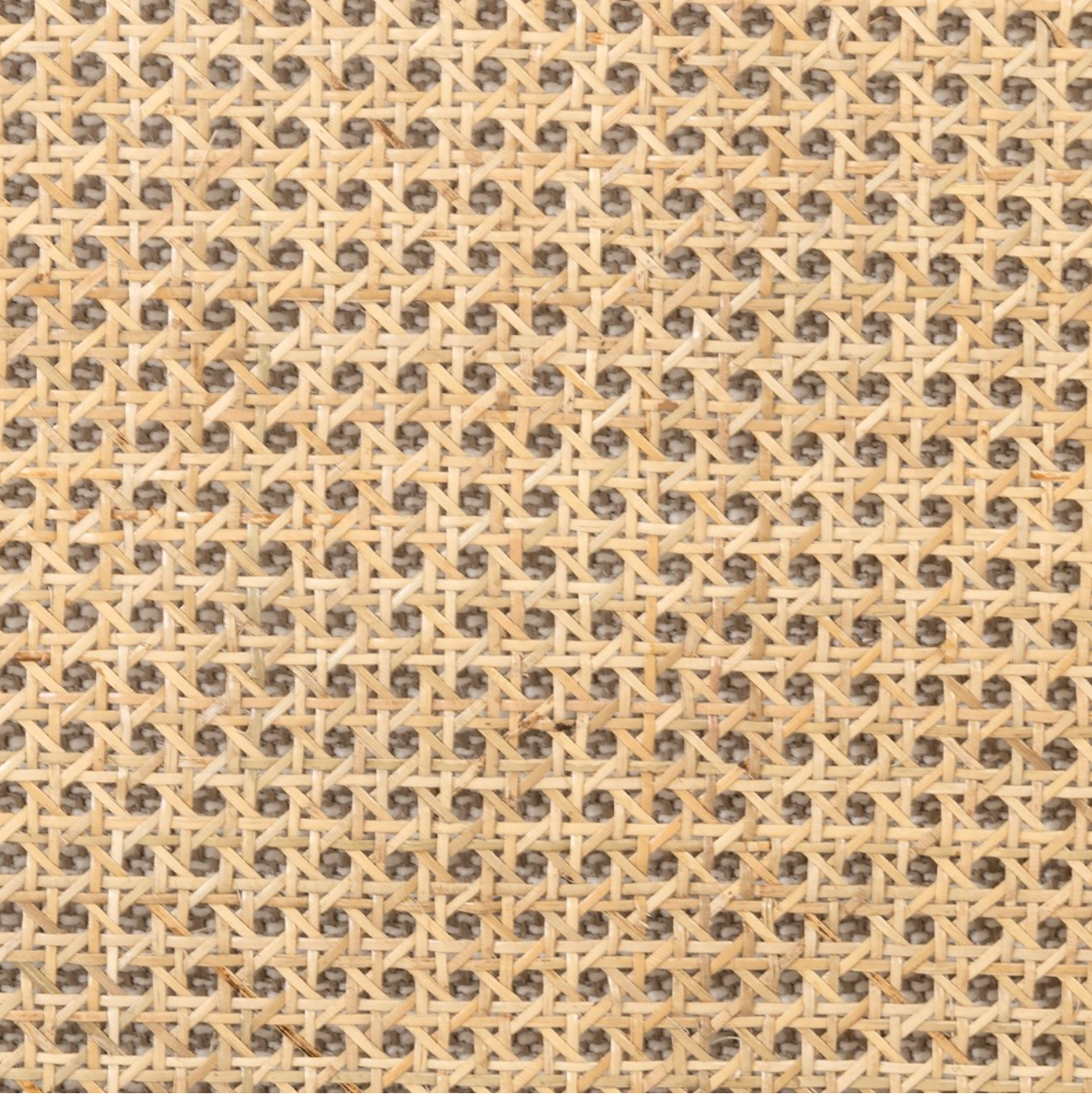 Cassandra 37" Cane Back Occasional Chair - Performance Taupe + Rattan