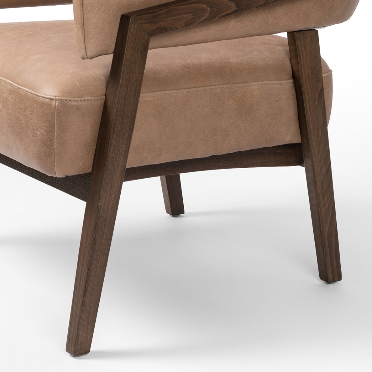 Dasha 29" Top Grain Leather Accent Chair - Palermo Drift