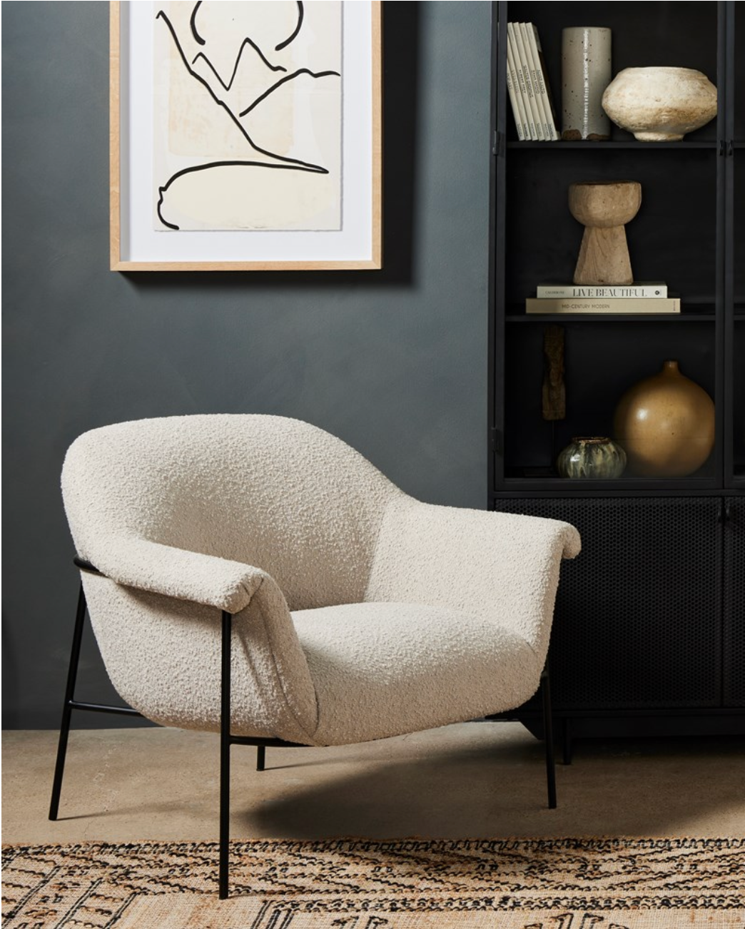 Sawyer 35" Accent Chair - Performance Knoll Sand