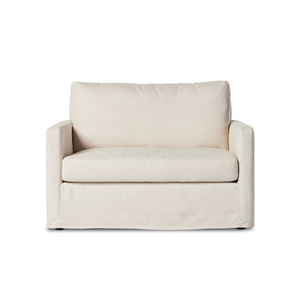 Maddie 50" Slipcover Chair And A Half - Performance Cream