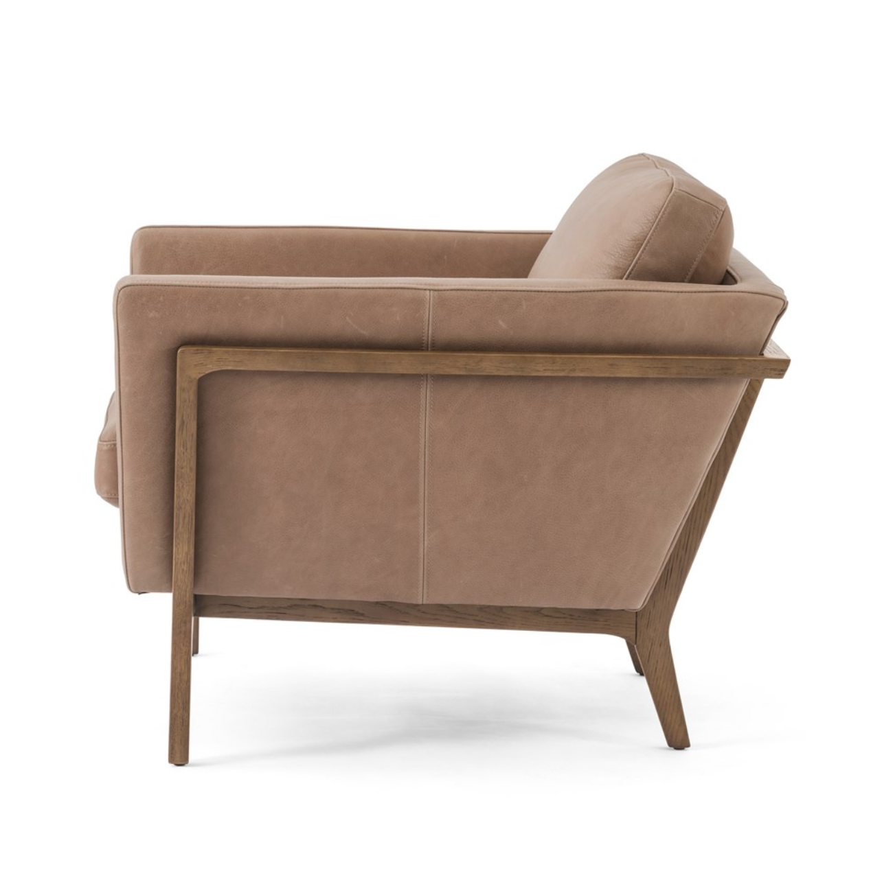 Daniel 32" Top Grain Leather Occasional Chair - Palermo Drift