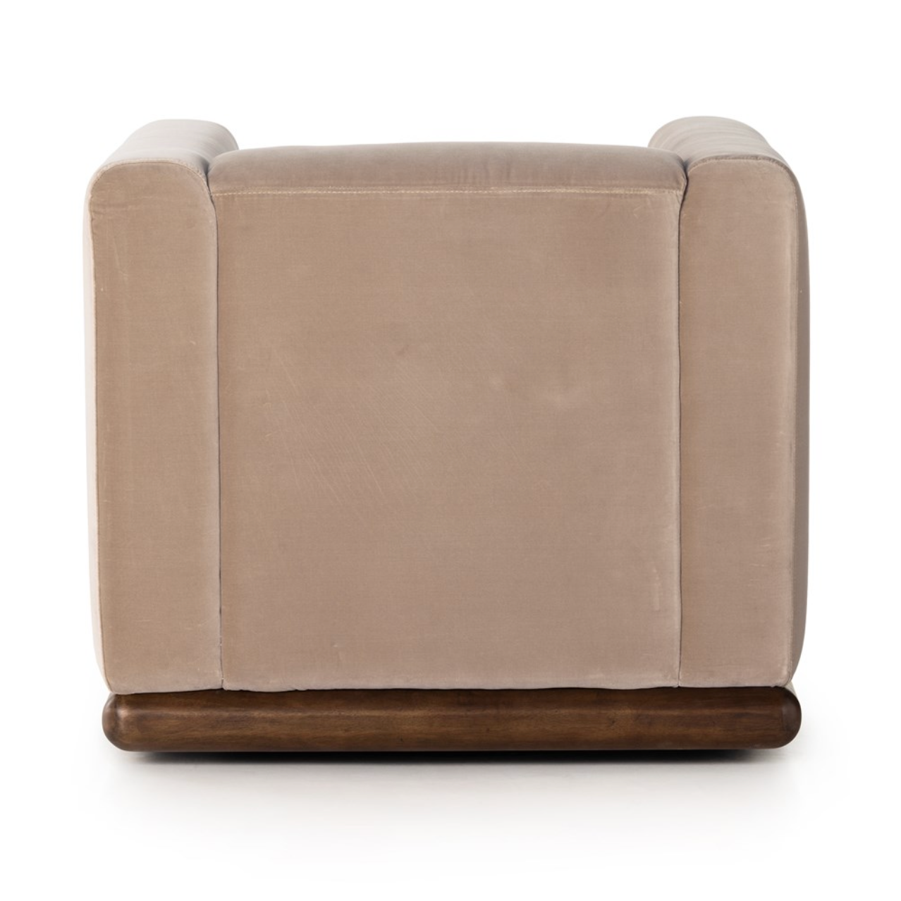 Eliza 35" Swivel Chair - Surrey Taupe Velvet