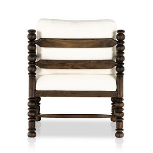 Dorothea 29" Accent Chair - Performance Ivory