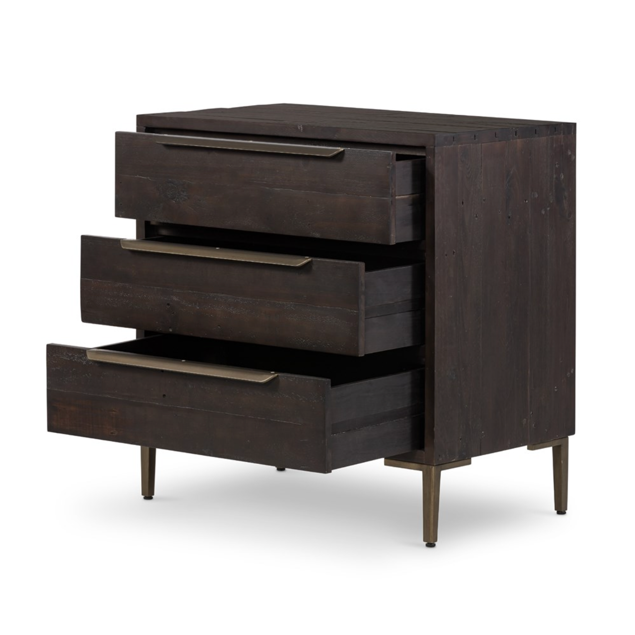 Willow 30" 3 Drawer Dresser - Dark Carbon