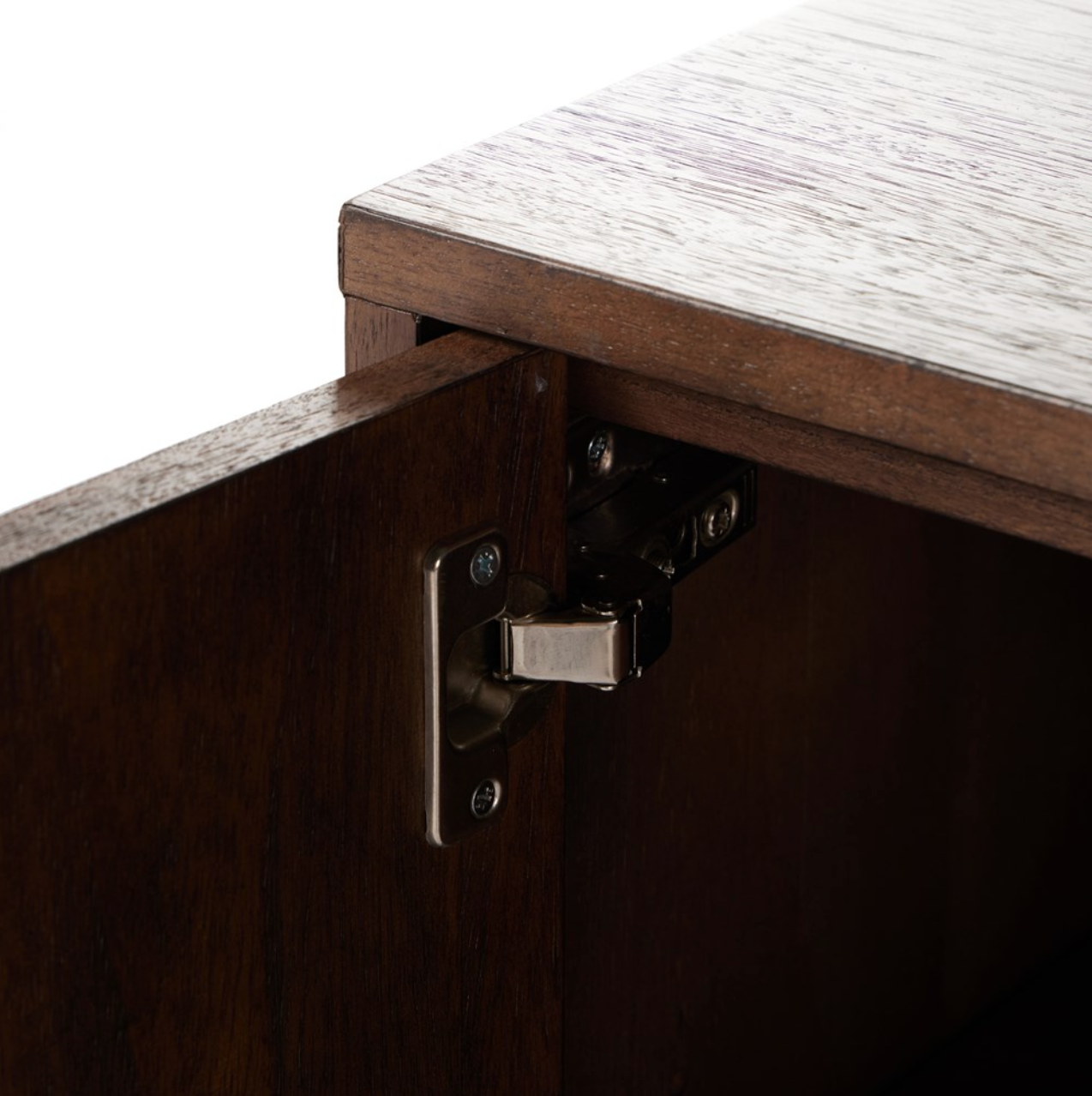 Valor 81" Media Console Table - Chestnut Parawood