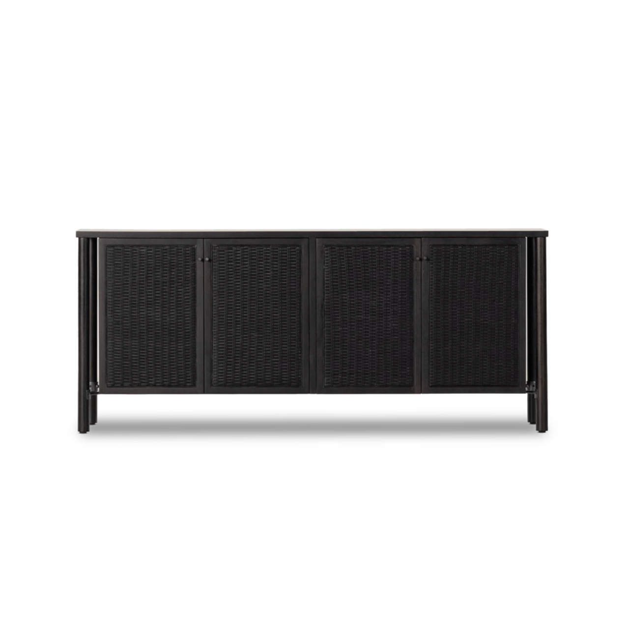 Liezel 74" Sideboard - Black Cane