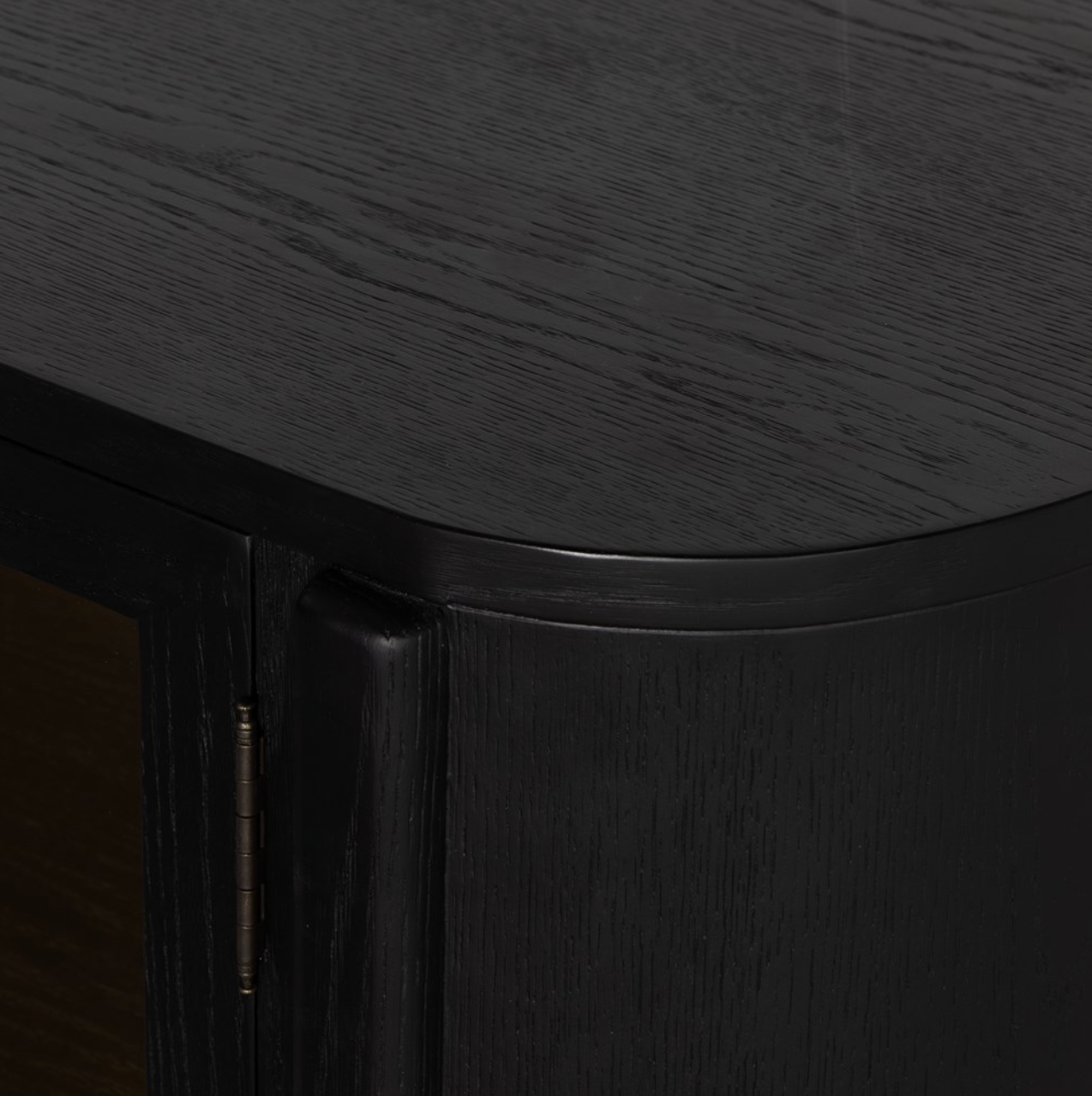 Karina 82" 4 Door Sideboard - Drifted Matte Black