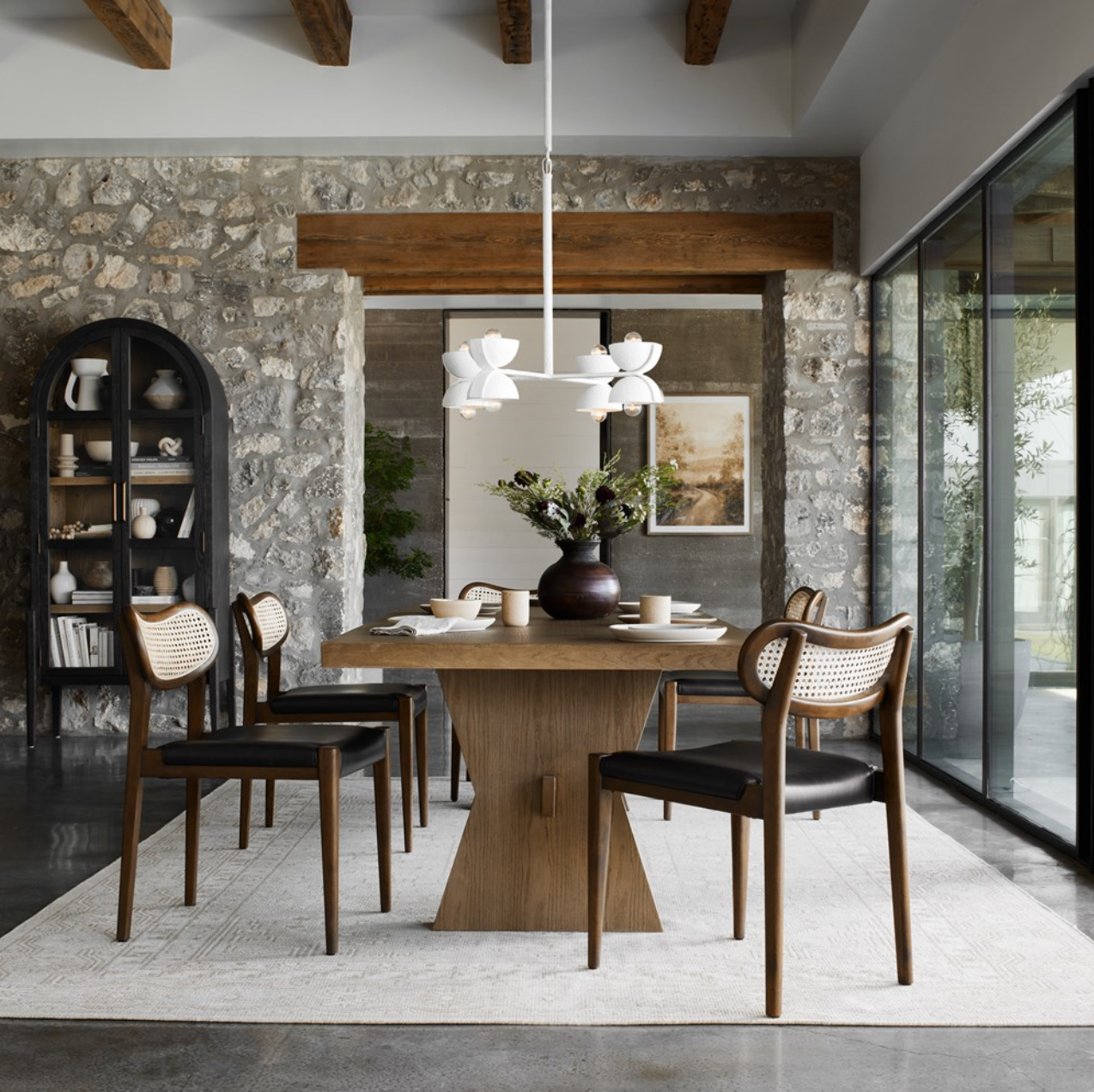 Hanley 108" Dining Table - Drifted Oak