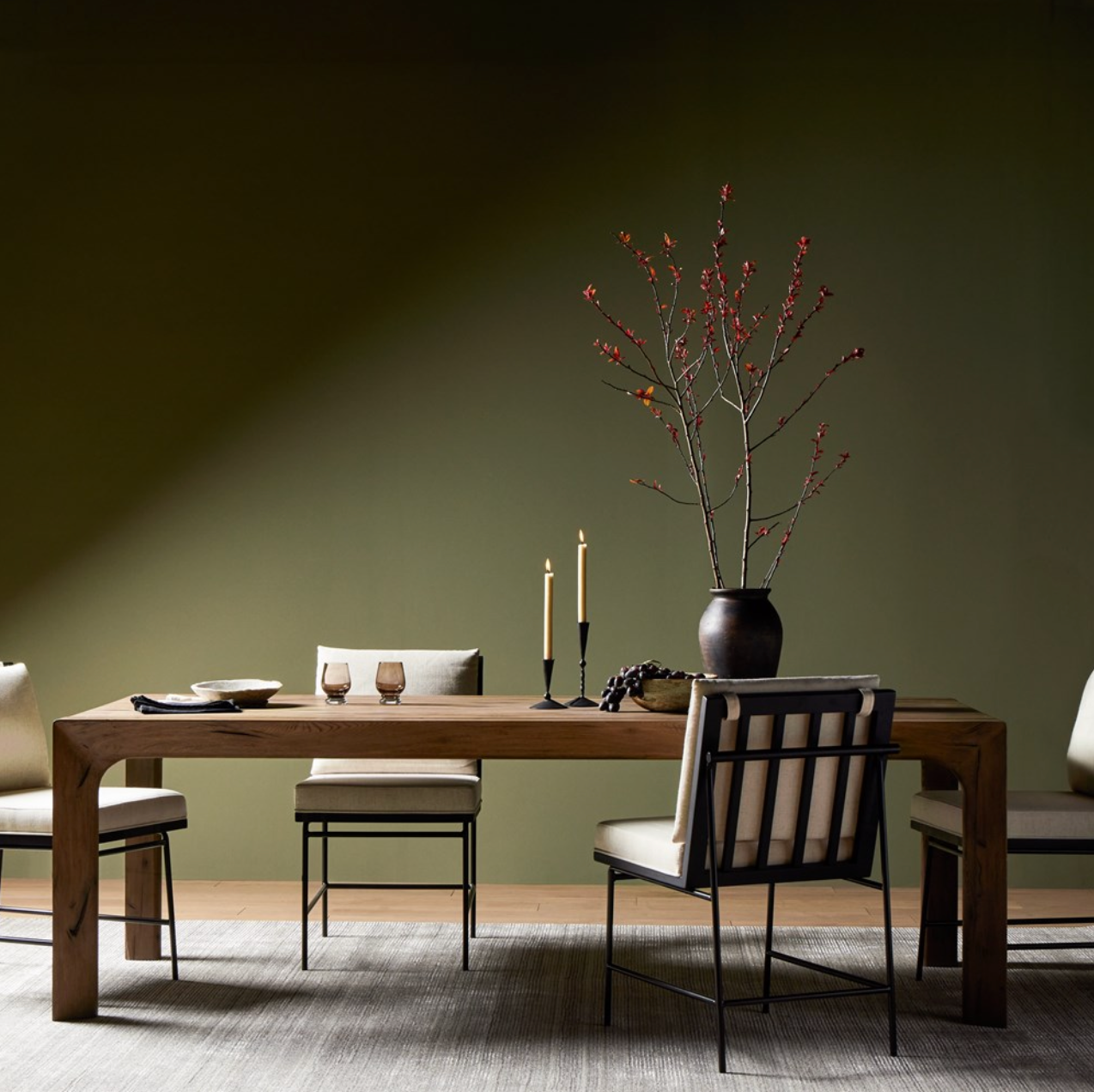 Treviso 94" Dining Table - Rustic Grey