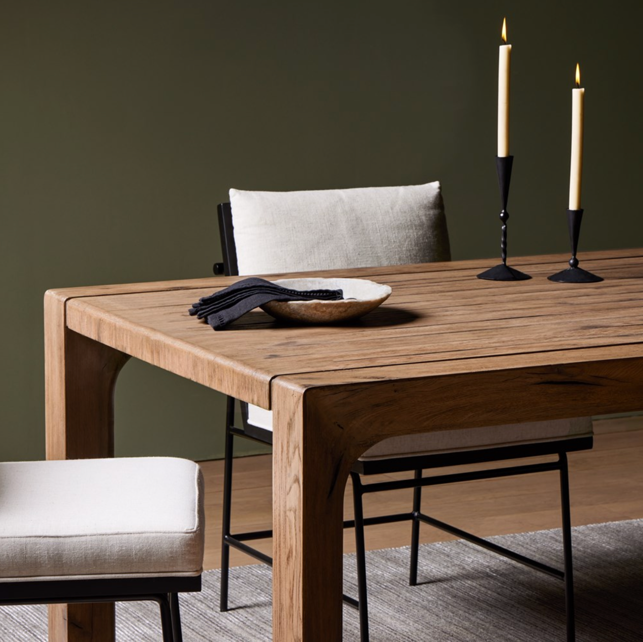 Treviso 94" Dining Table - Rustic Grey