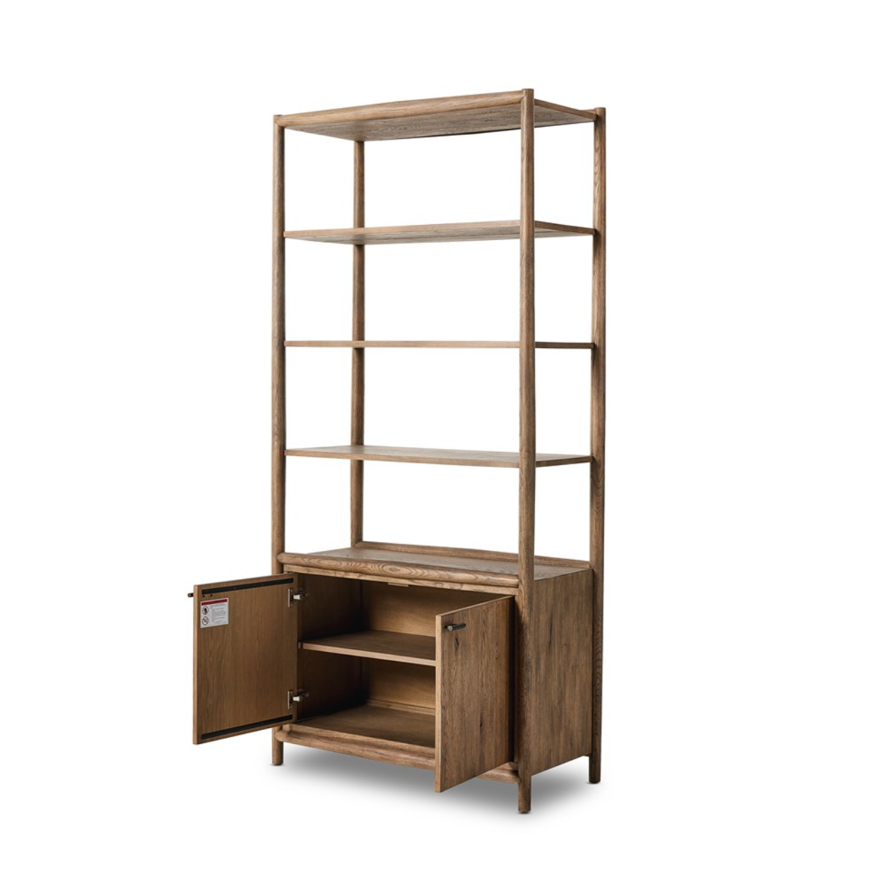 Hutchinson 40" Bookcase - Weathered Oak