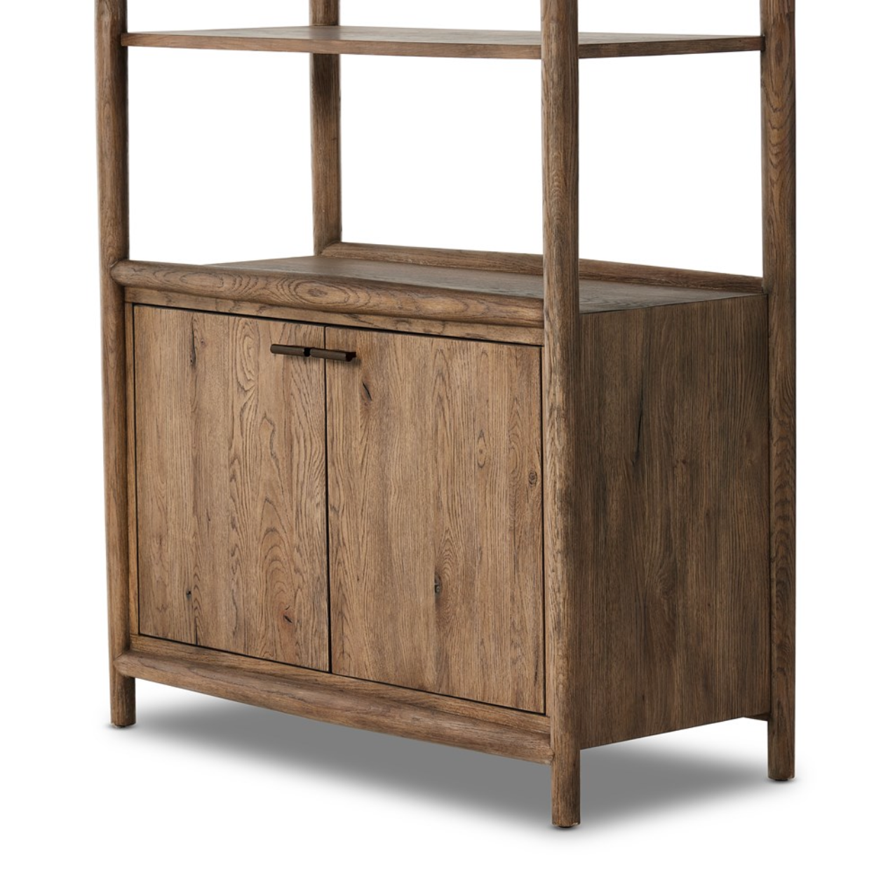 Hutchinson 40" Bookcase - Weathered Oak