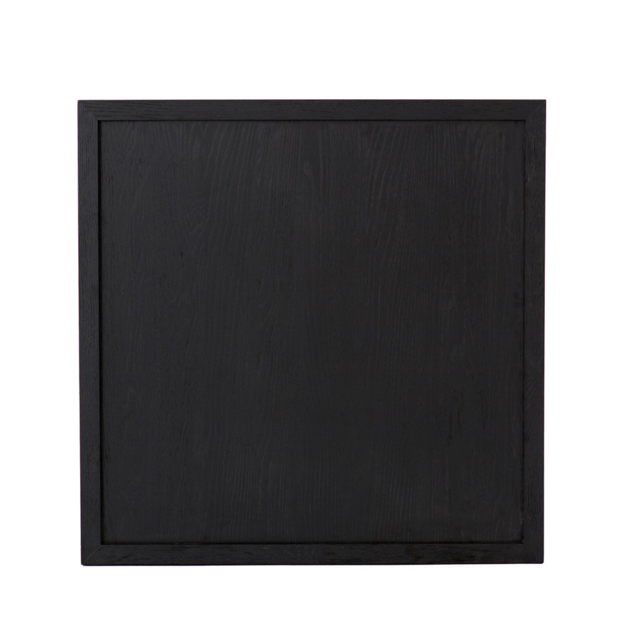 Gael 40" Square Coffee Table - Drifted Black