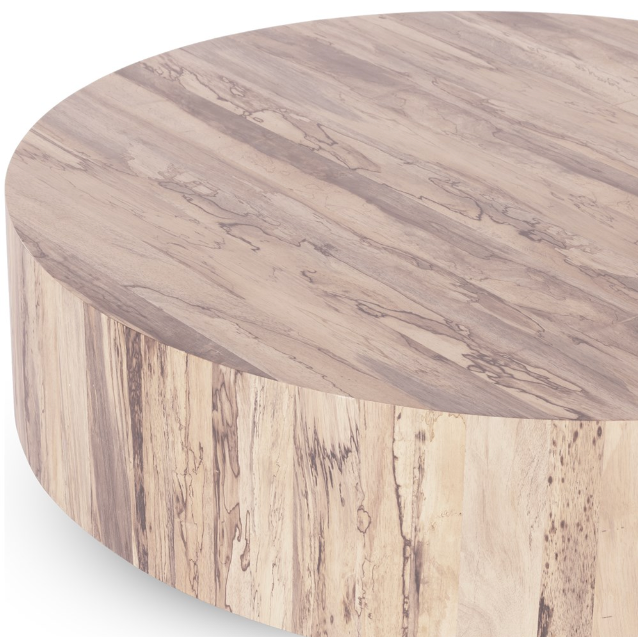Nolan 55" Round Coffee Table - Ashen Walnut