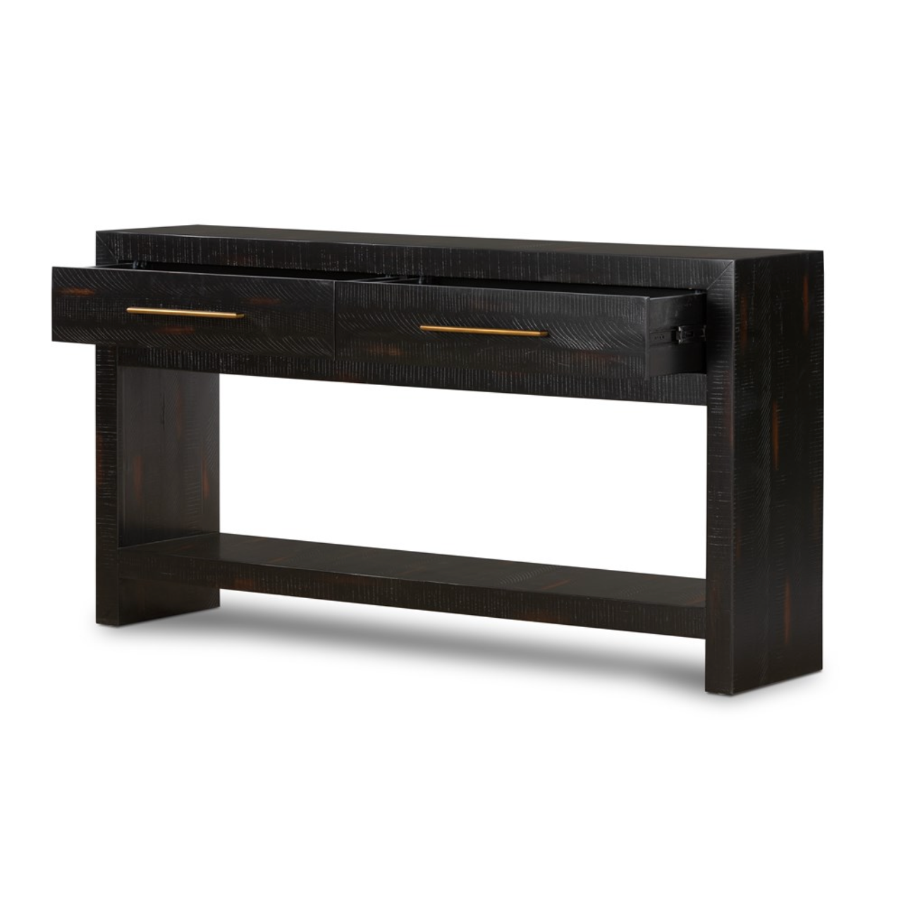 Oakley 60" Console Table - Burnished Black