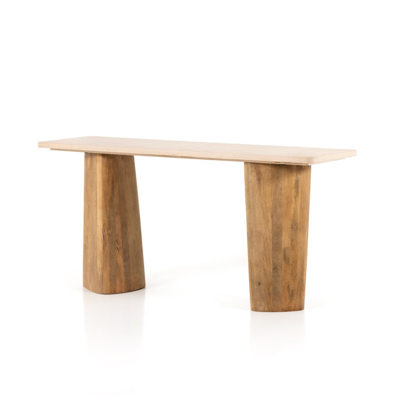 Bowen 65" Console Table - Rustic Auburn