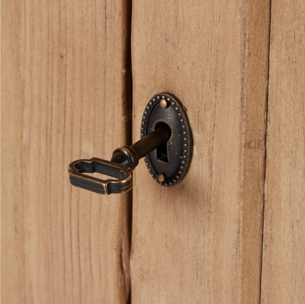 Brunswick 60" 4 Door Storage Cabinet - Aged Pine