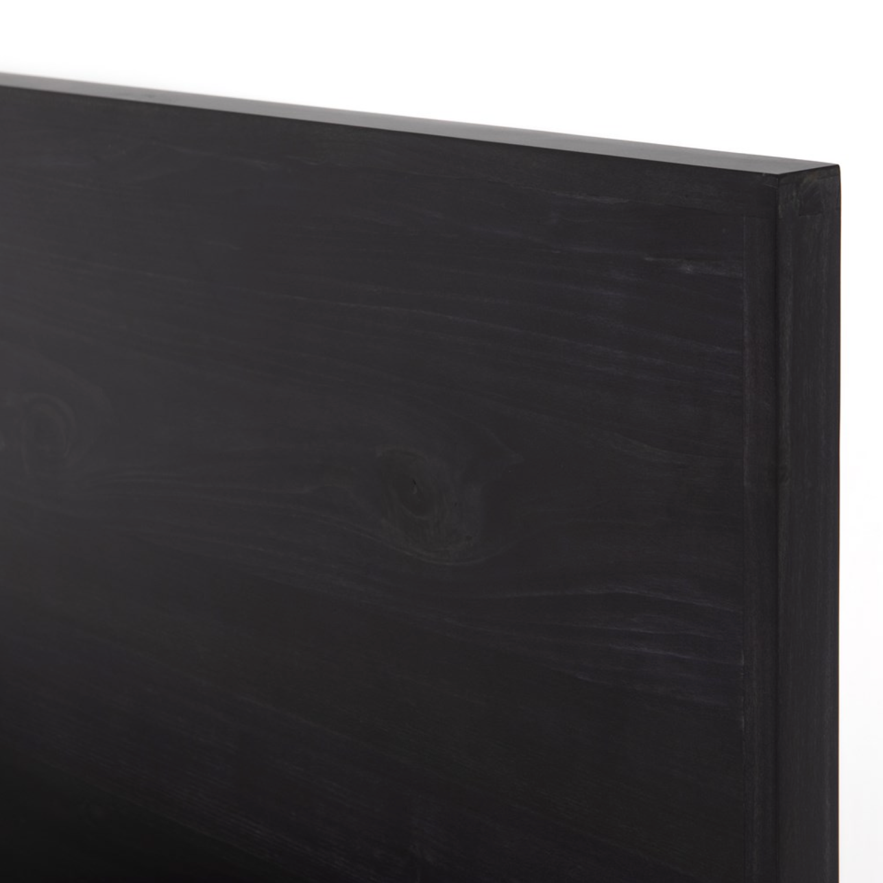 Naomi 62" Queen Bed - Black Wash Poplar