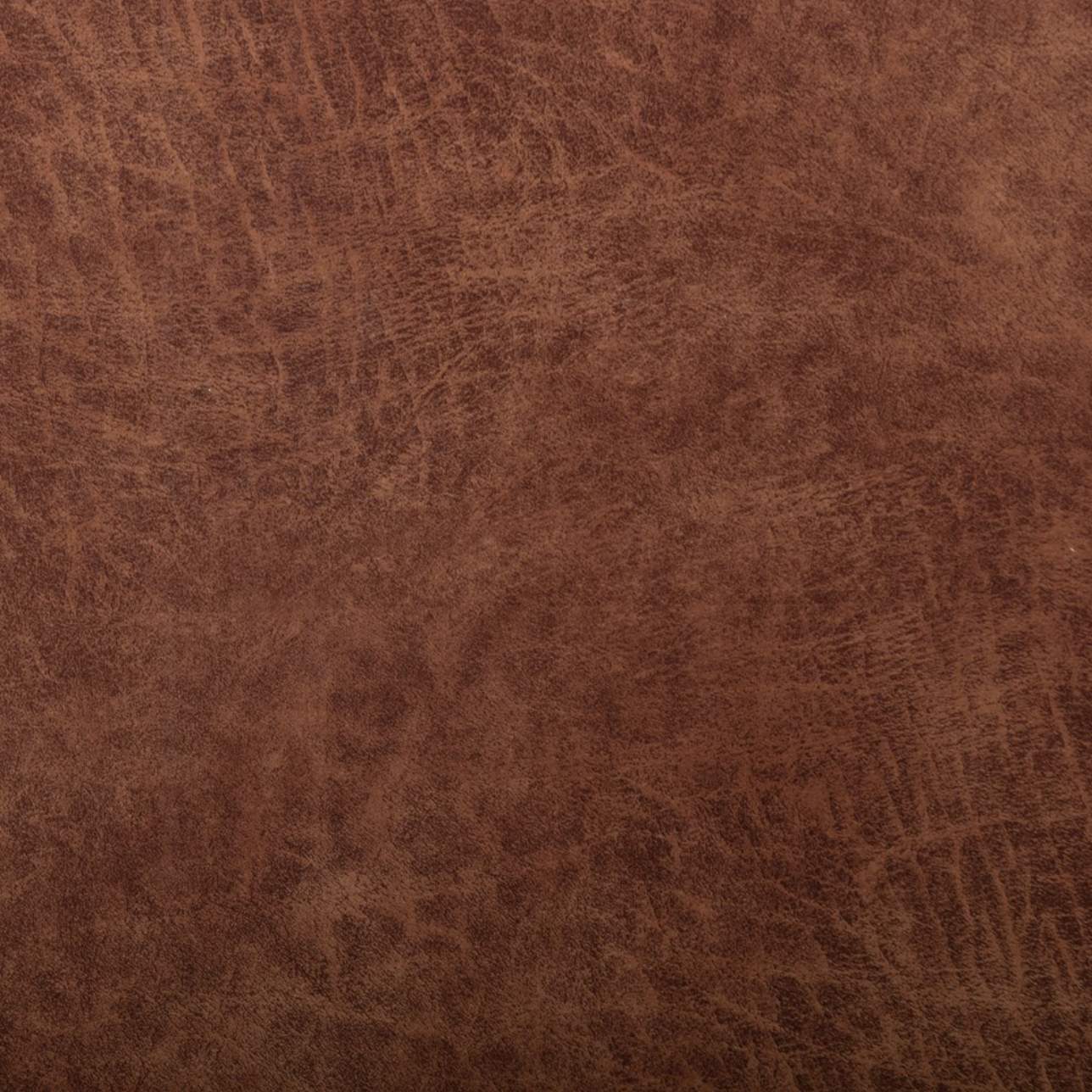 Newton 81" Tall Tufted Leather + Iron King Bed - Vintage Tobacco