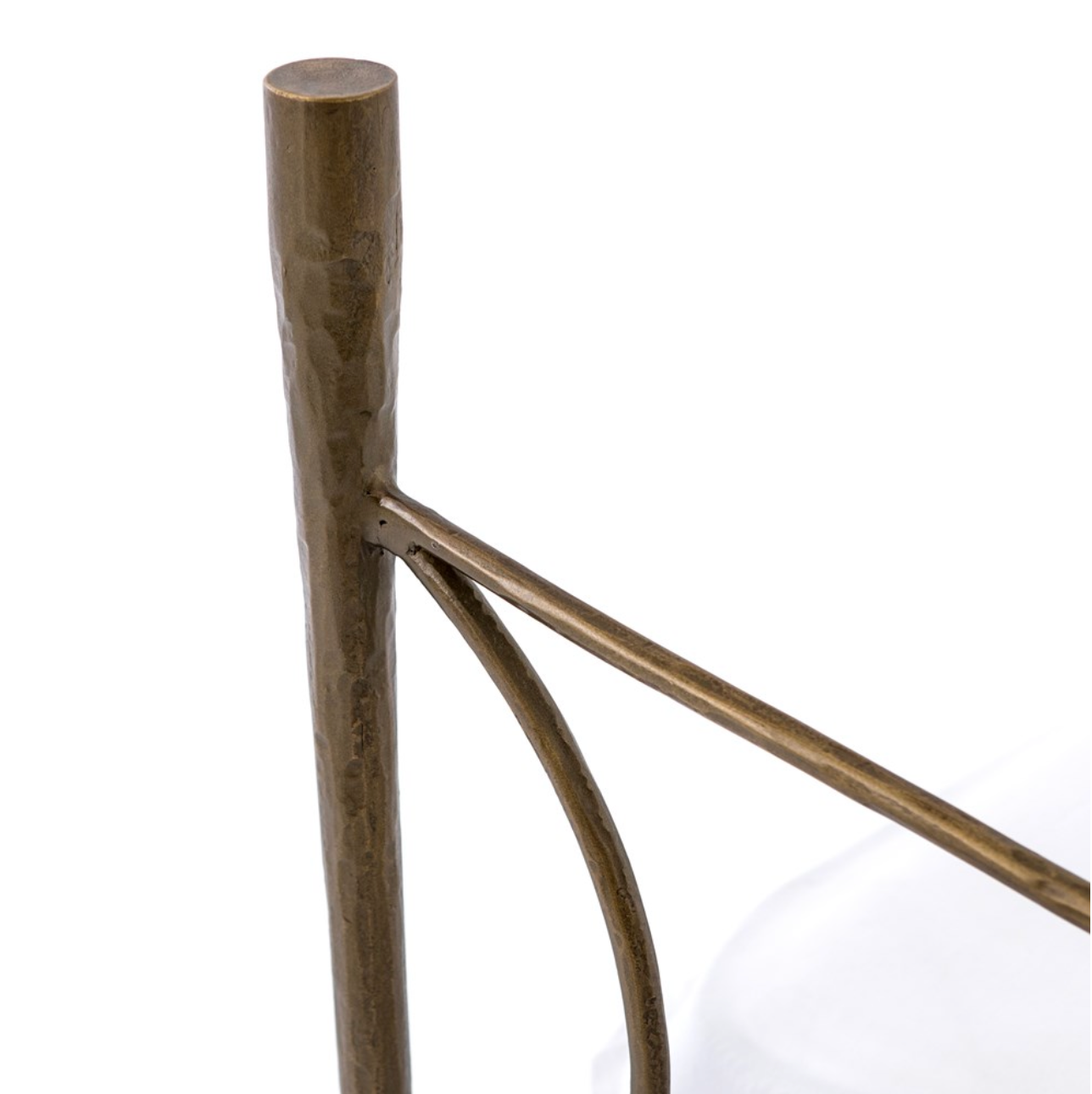 Thalia 61" Queen Bed - Antique Brass