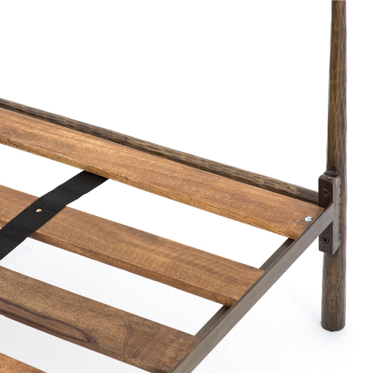 Thalia 76" King Bed - Antique Brass