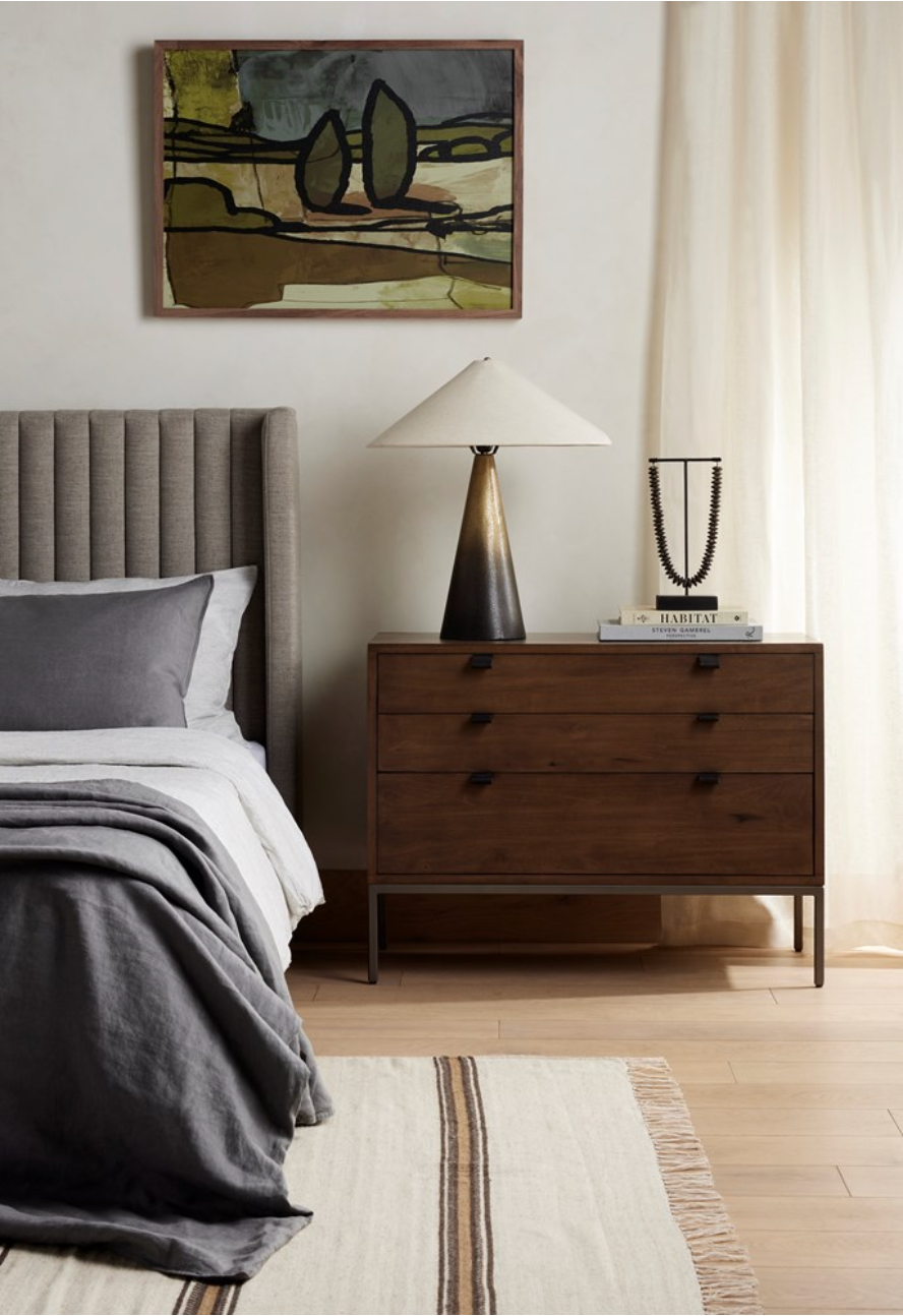 Marcel 36" 3 Drawer Bachelor's Chest - Auburn Poplar