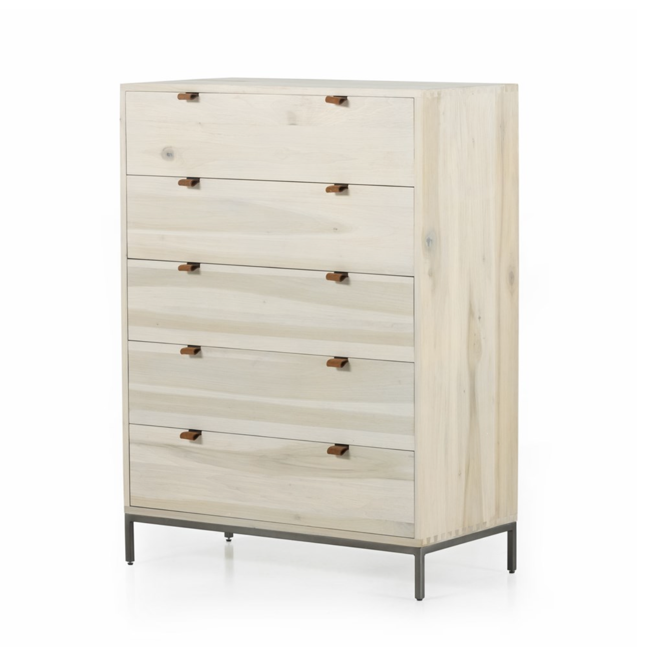 Marcel 36" 5 Drawer Dresser - Dove Poplar